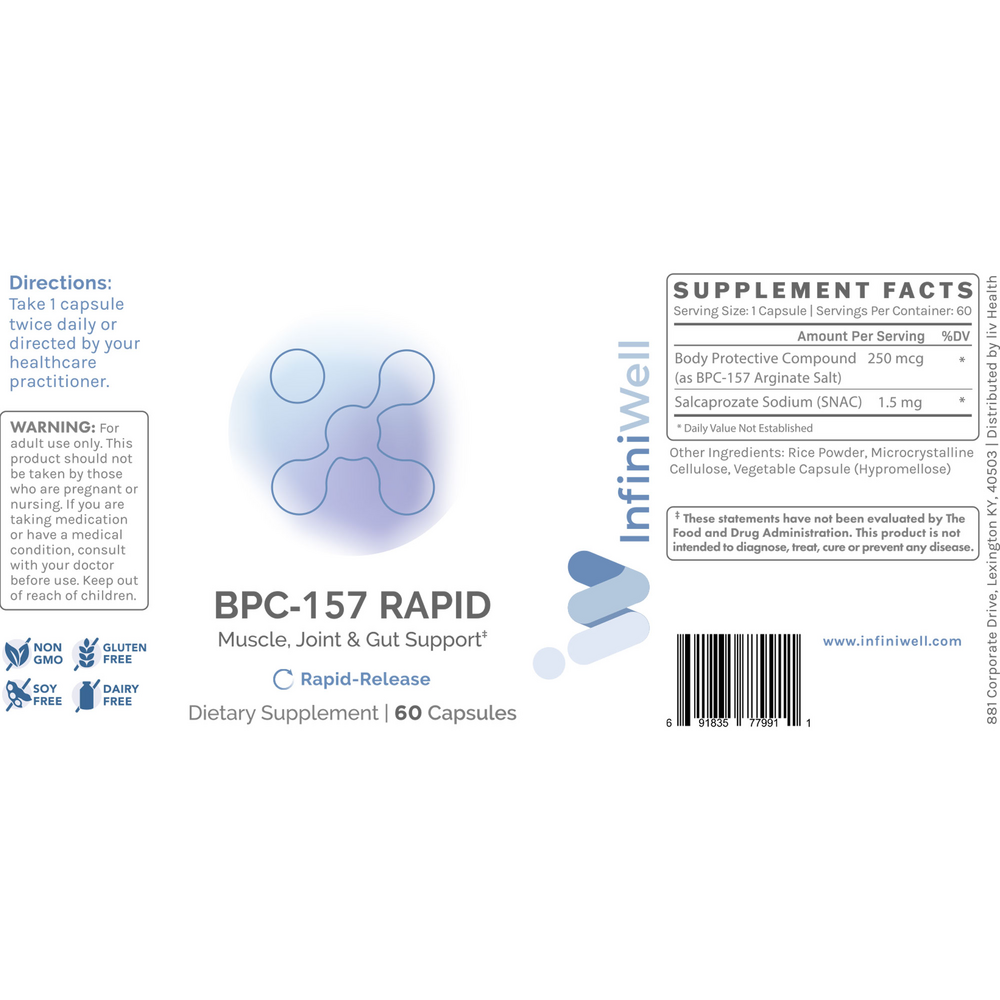 InfiniWell BPC-157 Rapid - 250mcg