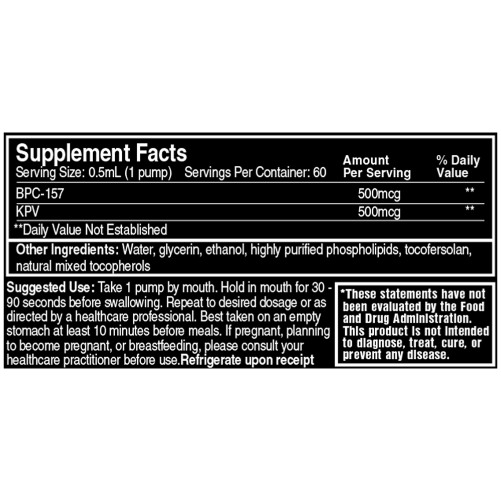 BPC-157 + KPV - Quicksilver Scientific