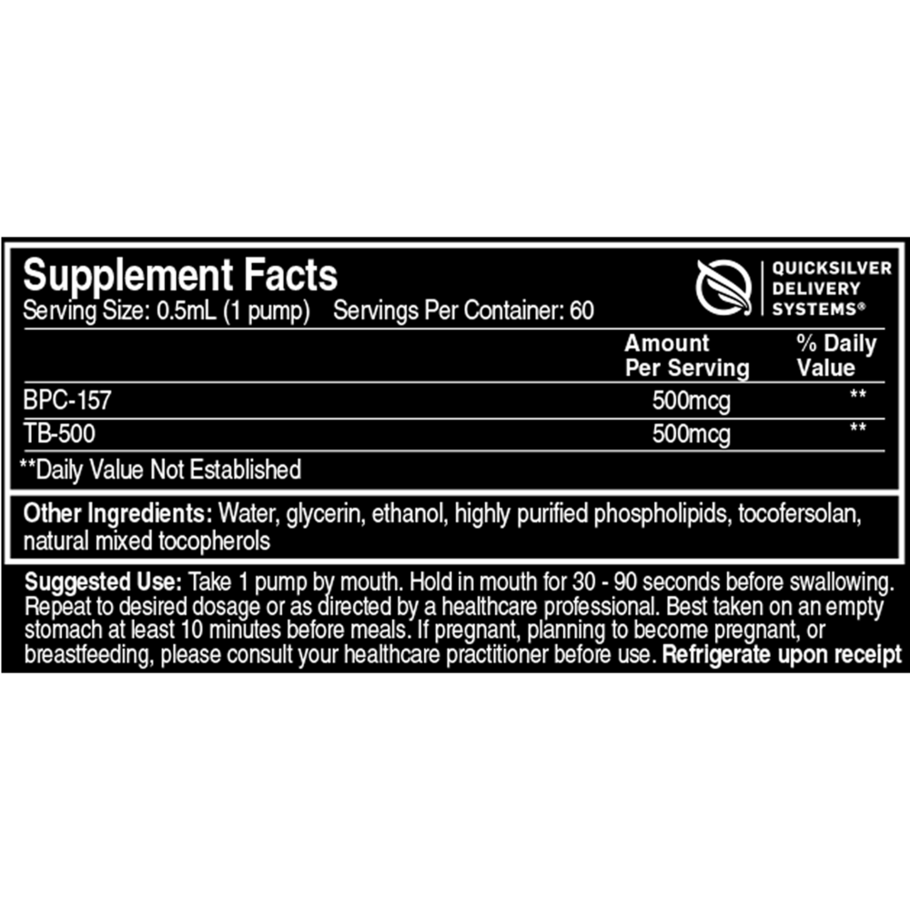 BPC-157 + TB-500 - Quicksilver Scientific