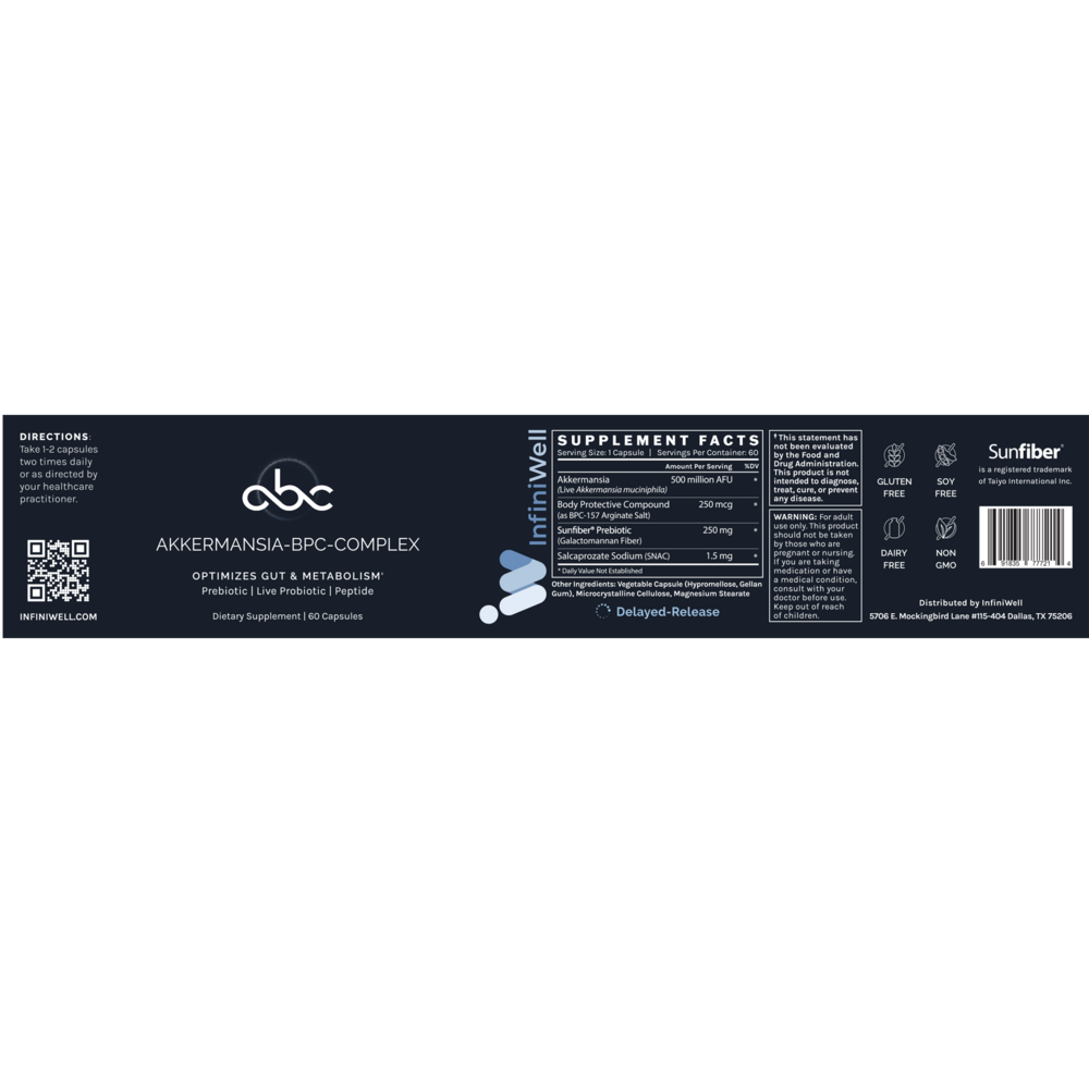 InfiniWell BPC-157 Probiotic | ABC