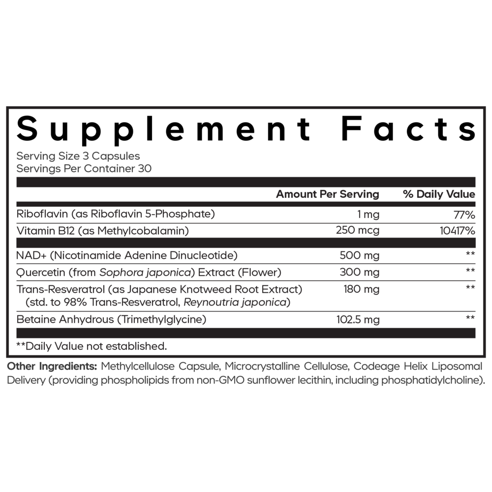 Codeage Liposomal NAD+ ULTRA