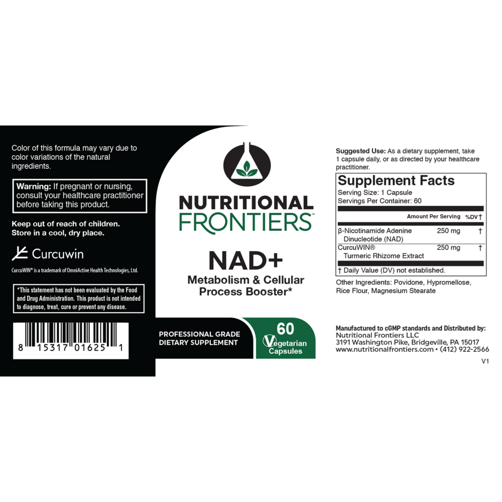 NAD+ by Nutritional Frontiers