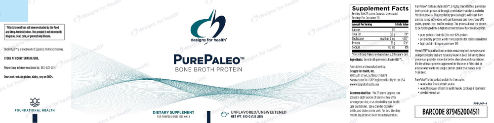 PurePaleo Protein - Unflavored - Designs for Health