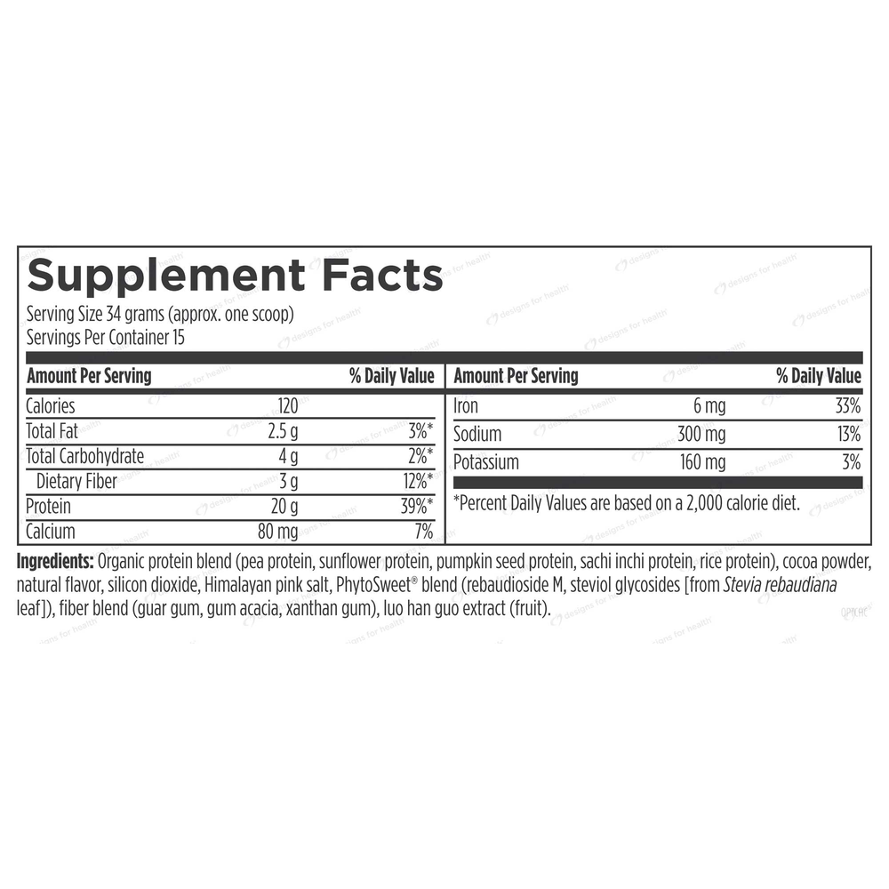 Phytotein - Chocolate - Designs for Health