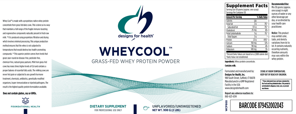 WheyCool™ - Plain Powder -  Designs for Health
